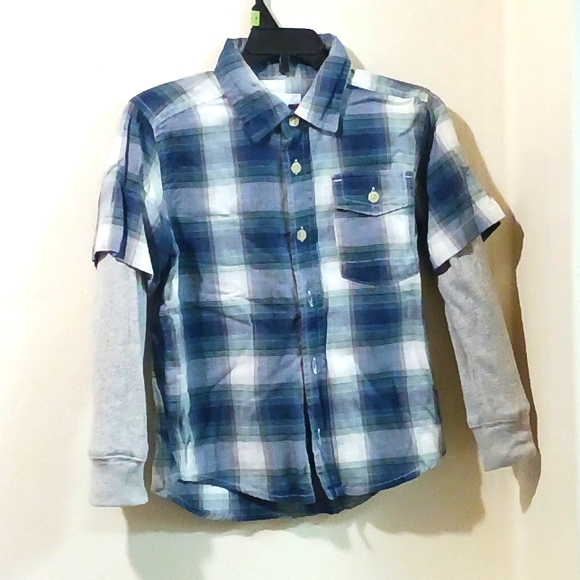 Old Navy Short Sleeve/Long Sleeve Boys 5T Shirt - Picture 1 of 4